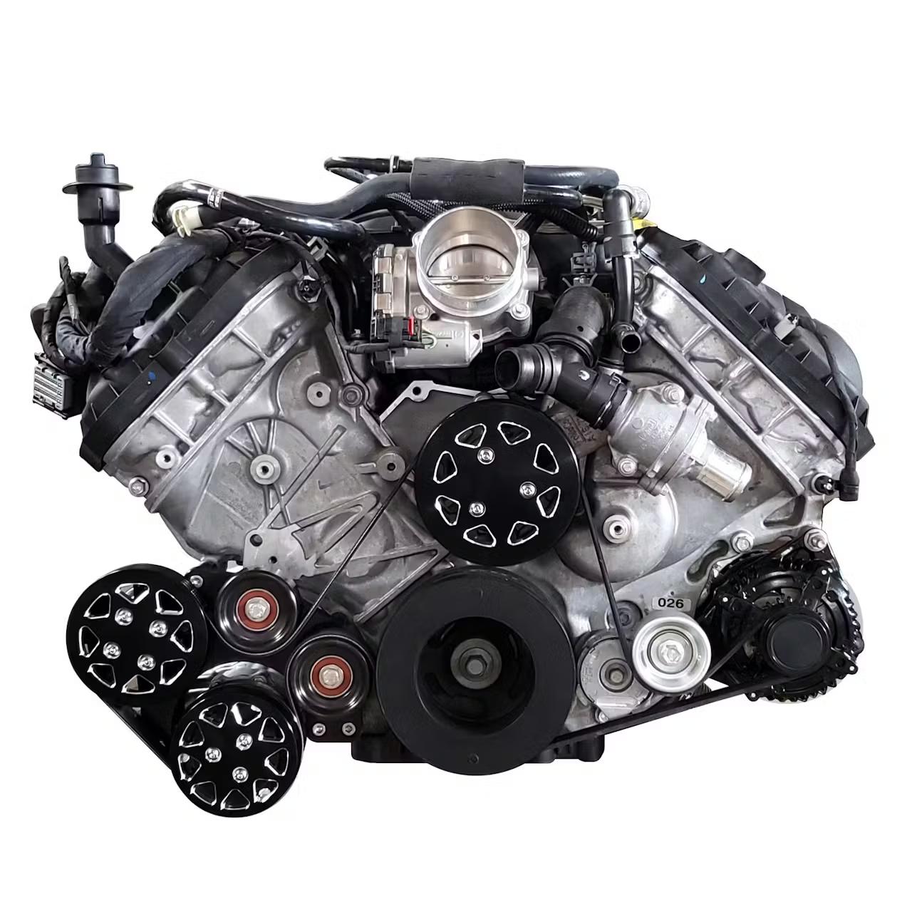 All American Billet FDS-351C-201-CP-FF Serpentine Kit Ford 351C