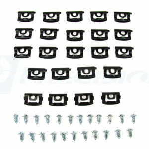 1968-1976 Dart Swinger / 1971-1976 Scamp & 1968-1969 Barracuda Front Windshield Clip Set