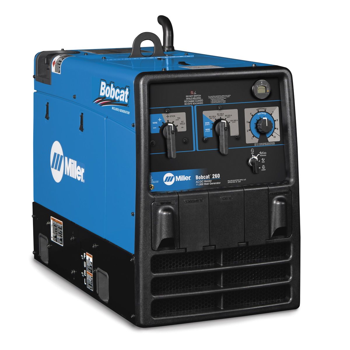 Miller Bobcat 260 Kohler welder generator with GFCI and remote start stop