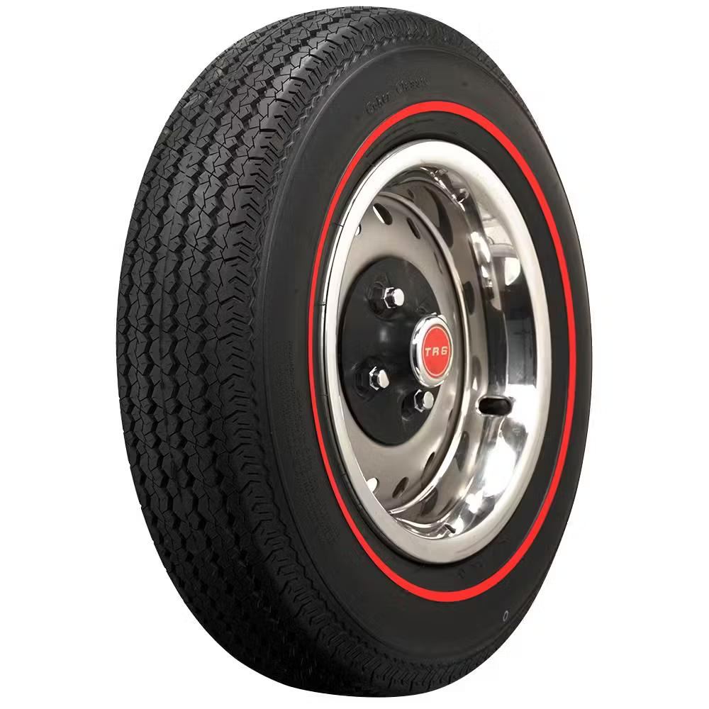 Coker Tire Classic 3/8 Inch Redline Radial Tire 185R-15