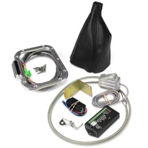 Lokar Vertical Rectangular LED Boot Indicator with Boot Kit billet aluminum