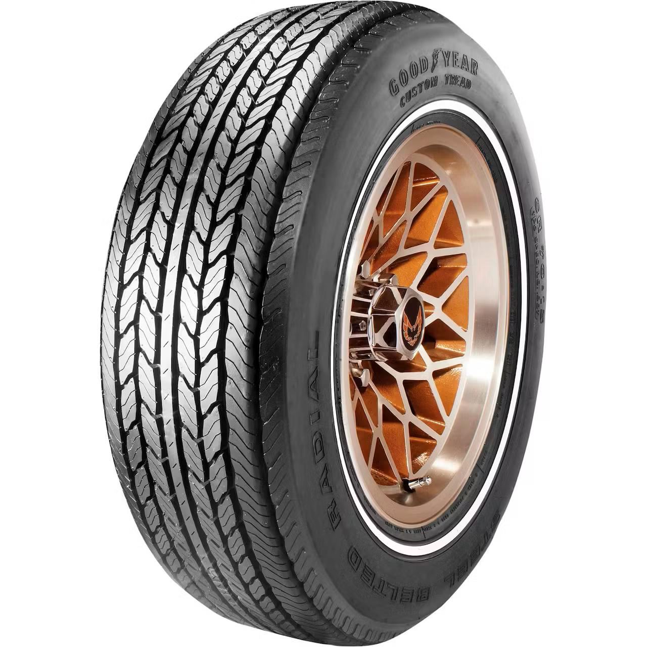 Goodyear Custom Tread White Stripe GR70/15 Kelsey Tire