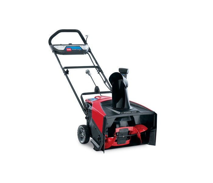 Toro Power Clear 21-inch electric single-stage snow blower with two 60V batteries